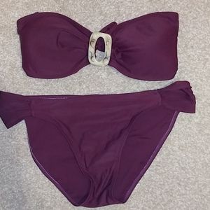 Strapless 2 piece suit
